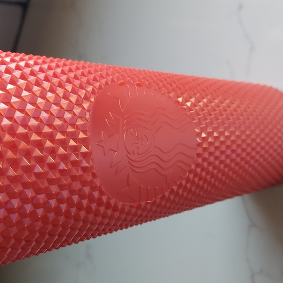 Starbucks Peach Orange Studded Tumbler Cold Cup Venti - Picture 7 of 7